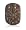 Sono Wood Ring with Flower Design - Size 6