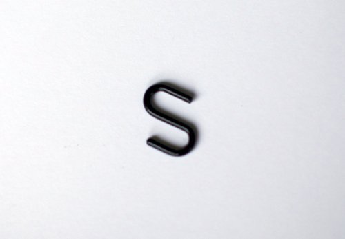 S Hooks Accessory for BelleDangles Jewelry Organizers (18 Pack) Black