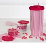 Insulated Tumbler with Heart Snack Cup Set