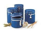 Mayfair & Jackson Blue Canister Set 4-pc.