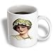 Sandy Mertens Vintage Women - Victorian Lady With Bead and Lace Bonnet - Mugs