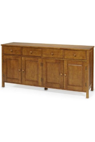 Childrens Toyshop  Kitchen & Housewares : 4-door Credenza 4 Drawers Honey