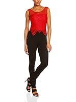 SAINT GERMAIN PARIS Mono Alicia (Rojo / Negro)