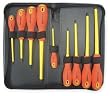 Westward 1YXN6 Insulated Combo Screwdriver Set, 9 Pc