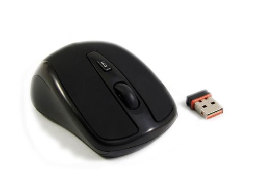 iMicro MO-IM309BK Laser Mouse with Battery (Black)