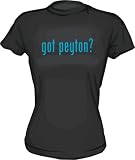 got peyton? Logo Womens Babydoll tee Shirt in 6 Colors Small thru XL
