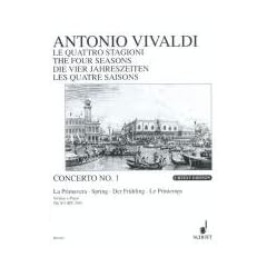 Die vier Jahreszeiten: "Der Fr�hling" E-Dur. op. 8/1. RV 269 / PV 241. Violine, Streicher und Basso continuo. Klavierauszug mit Solostimme.