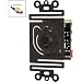 Net Media SC01 CAModulator In-wall B/W Camera with Built-in Modulator