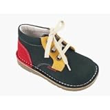 L'Amour Boys Lace Hi Top Suede Shoes - Navy