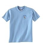 Personalized custom embroidered soccer player girl design on t-shirt