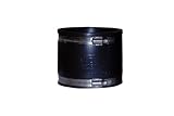 Flexible Coupling - 4.0 x 4.0 - Black