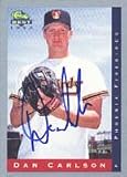 Dan Carlson, Phoenix Firebirds - Giants Affiliate Autographed Card