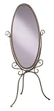 Powell Metal Scroll Cheval Mirror
