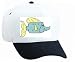 White Cap with funny, humor, caricature, marine, fins, "side view", smile, nose, smiling, lateral, profile, fish, face, "salt water", cartoon