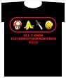 Official Nintendo Game Tshirt: All I know I learned from NINTENDO.