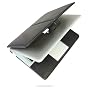 Noir Luxe Black Leather Premium Luxury Case for Apple MacBook Air 13.3 inch