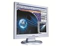 Philips 190S7FS 48,3 cm (19 Zoll) TFT LCD Monitor silber DVI (Kontrast 700:1, 8Ms Reaktionszeit)