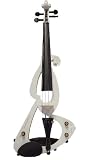 VIOLINSMART Full Size 4/4 White <strong>Electric Violins</strong>