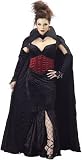 Curse of Mayhem Mansion Countess of Mayhem Costume Dress Wow Includes Cool Cape Too! (shoes, fishnet