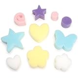 Bulk Buy: Darice DIY Crafts Sponges Hearts and Stars Assorted Size 10 pieces (6-Pack) 1035-43