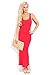 Lolli Couture ROUND NECK SLEEVELESS RACER BACK RIBBER LONG MAXI DRESS