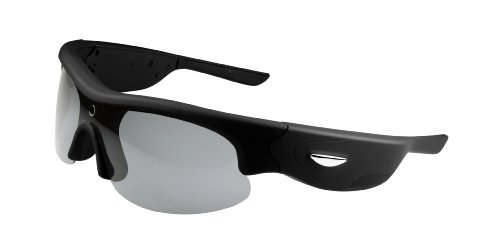 Technaxx Video HD - Sonnenbrille mit Kamera für hochauflösende Videoaufnahmen Camcorder (Auflösung 1280x720, 3 Megapixel) schwarz
