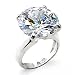 Jewelry : Big 6.50 Carats Solitaire CZ Engagement Ring