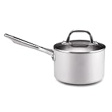 Anolon Chef Clad Stainless Steel 3-Quart Covered Saucepan