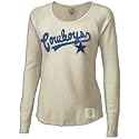 Cowboys Retro Sport NFL Tailsweep Waffle Top - Women's