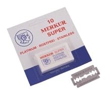 Merkur Double Edge Safety Razor Blades- 3 Packs of 10 Blades - 30 Blades in Total- Made in Germany