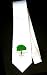 Tree Branches And Roots Party Decoration Necktie