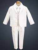 Boy's Satin Tuxedo in Black or White