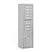 Salsbury Industries 3815S-07AFP Surface Mounted Horizontal 4C Mailbox, Aluminum