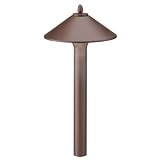 Intermatic CL086AB Malibu Low Voltage 10-Watt Halogen Metal Garden Light, Aged Brass