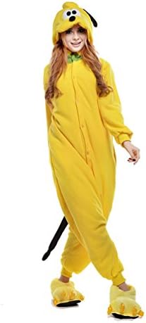 BaoSai Unisex Spring Adult Dog Onesie Kigurumi Pajamas Cosplay Costume Animal S