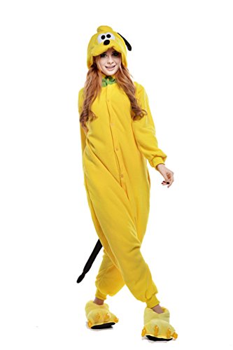 BaoSai Unisex Spring Adult Dog Onesie Kigurumi Pajamas Cosplay Costume Animal S