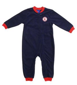 Boston Red Sox Fleece Toddler Sleeper Pajamas - 3T