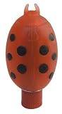 Doc Johnson Love Bug Tickler Ladybug Vibrator, Red/Black