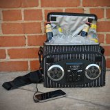 Chillin iPod Ready Radio Cooler, Pin Stripe