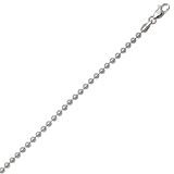 3mm Pallini Chain Rhodium 18