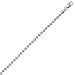 3mm Pallini Chain Rhodium 18
