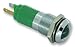 CML INNOVATIVE TECHNOLOGIES 19211053 LED Panel Mount Indicator, Black Chrome Bezel, Red, 14 mm, 2 VDC, 20 mA, 200 mcd, IP67 (10 pieces)