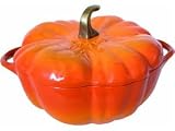 Staub 3.5 Quart Pumpkin Cocotte, Orange