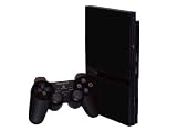 PlayStation 2 Slim Skin NEW GLOSS BLACK system skins faceplate decal mod PlayStation 2 Slim Skin NEW GLOSS BLACK system skins faceplate decal mod