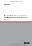 �konomische Analyse von Korruption und Korruptionspr�vention im privaten Sektor