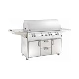 Fire Magic Gas Grills Echelon E1060 Propane Gas Grill W/ One Infrared Burner & Single Side Burner On Cart
