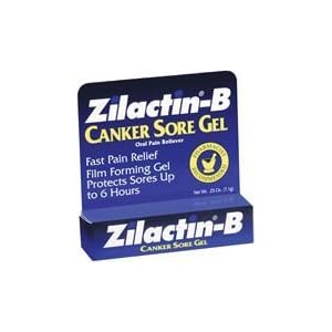 Zilactin-B Canker Sore Gel, 0.25Oz by 