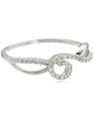 10k White Gold Diamond Ring (1/6 cttw, H-I Color, I2-I3 Clarity)