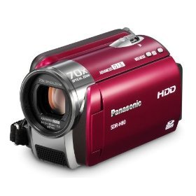 Panasonic SDR-H80 SD and HDD Camcorder (Red) Panasonic SDR-H80 SD and HDD Camcorder (Red)