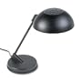 Ledu L563MB Incandescent Desk Lamp with Dome Shade, 18 High, Matte Black